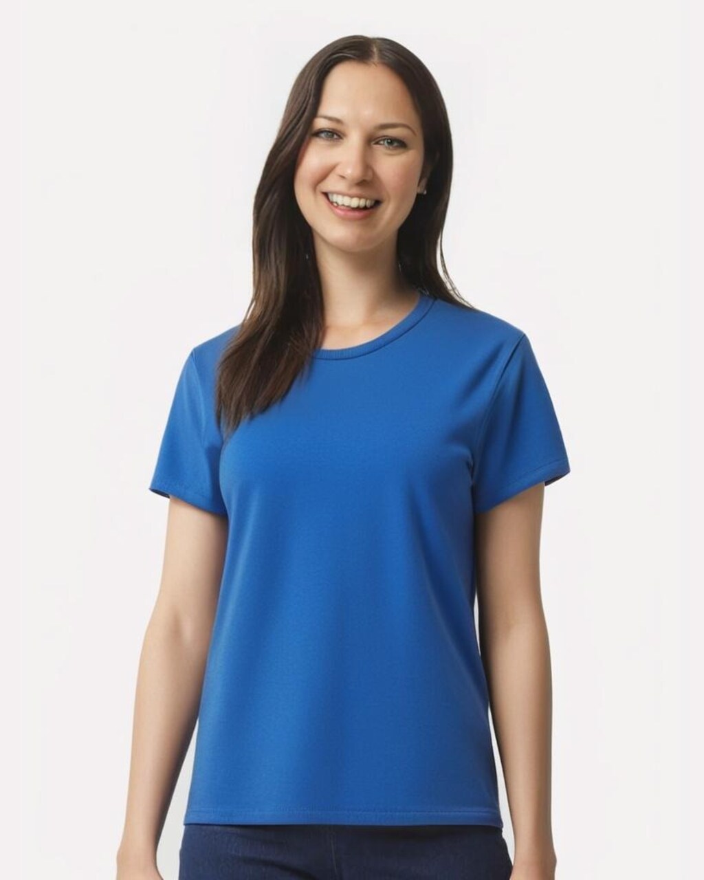 Gildan® Women’s Ultra Cotton Crewneck T-Shirt 100% Cotton for Crafting Feminine Fit Tee